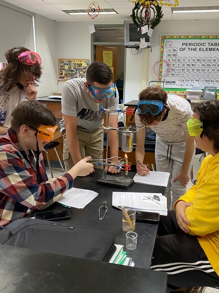 AP Chemistry students learned about the advantages of biofuels.  They formulated a biodiesel fuel using corn and canola oil and tested their combustibility.